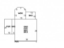 443 Waltham St, Newton MA 02465-1932 floor plan