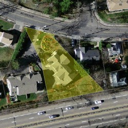 76 Jackson St, Newton MA 02459-2512 aerial view