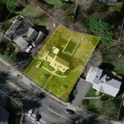 832 Dedham St, Newton MA 02459-3414 aerial view
