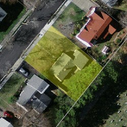 107 Spiers Rd, Newton MA  02459-3716 aerial view