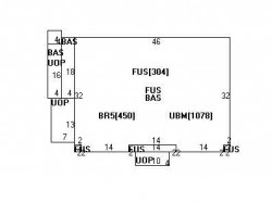 44 Mandalay Rd, Newton MA 02459-1335 floor plan