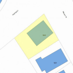 1640 Centre St, Newton MA 02461-1241 plot plan