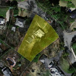 63 Bigelow Rd, Newton MA 02465-3003 aerial view