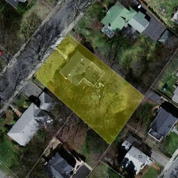 62 Windermere Rd, Newton MA 02466-2520 aerial view