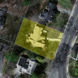 281 Dedham St, Newton MA 02461-2044 aerial view