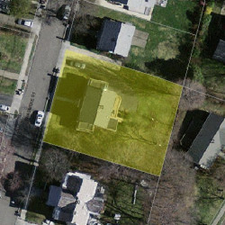 70 Grasmere St, Newton MA  02458-2211 aerial view