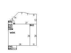 329 Parker St, Newton MA  02459-2630 floor plan