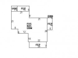 1124 Chestnut St, Newton MA 02464-1307 floor plan