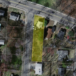41 Dedham St, Newton MA 02461-2133 aerial view