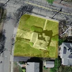 230 Homer St, Newton MA 02459-1436 aerial view