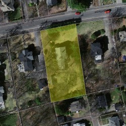 50 Highland Ave, Newton MA 02460-1811 aerial view