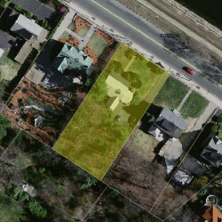 68 Beacon St, Newton MA  02459 aerial view