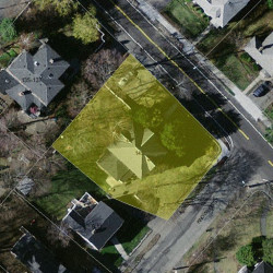 145 Langley Rd, Newton MA  02459-2064 aerial view