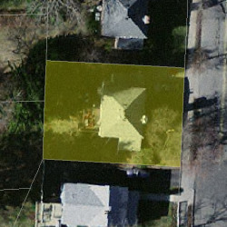 281 Cypress St, Newton MA 02459-2227 aerial view