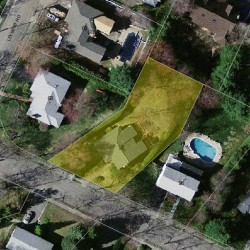 88 Levbert Rd, Newton MA 02459-3063 aerial view
