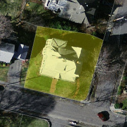 145 Sargent St, Newton MA 02458-2338 aerial view