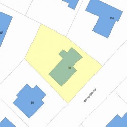 94 Fessenden St, Newton MA 02460-1120 plot plan