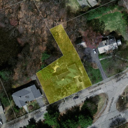 145 Waban Ave, Newton MA 02468-2101 aerial view