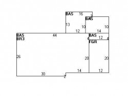165 Truman Rd, Newton MA  02459-2640 floor plan