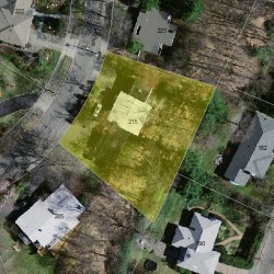 215 Baldpate Hill Rd, Newton MA 02459-2869 aerial view