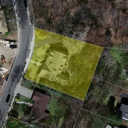 64 Beethoven Ave, Newton MA 02468-1729 aerial view