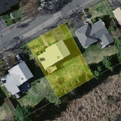 87 Brandeis Rd, Newton MA 02459-2707 aerial view