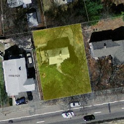 1115 Boylston St, Newton MA 02464-1014 aerial view