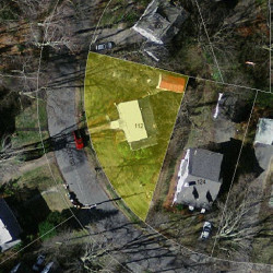 112 Brackett Rd, Newton MA 02458-2614 aerial view
