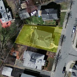 19 Rowe St, Newton MA 02466-1507 aerial view