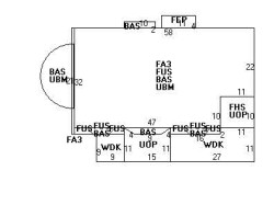587 Walnut St, Newton MA 02460-2466 floor plan