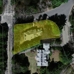 54 Hampshire St, Newton MA  02465-2935 aerial view