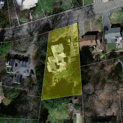 32 Fairfax St, Newton MA  02465-2607 aerial view