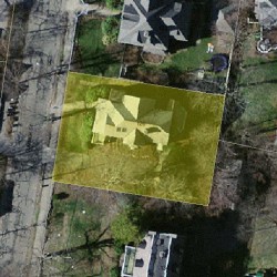 126 Sumner St, Newton MA 02459-1957 aerial view