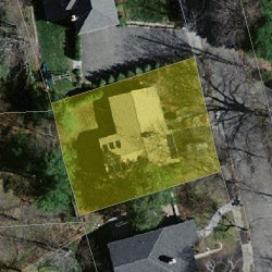 25 Dorr Rd, Newton MA 02458-2701 aerial view