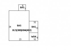 50 Greenough St, Newton MA  02465-2213 floor plan
