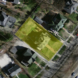 137 Commonwealth Ave, Newton MA 02459 aerial view