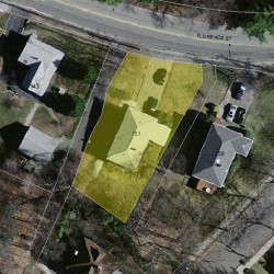 151 Florence St, Newton MA 02459 aerial view