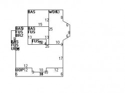 9 Warren Ave, Newton MA  02465-1836 floor plan