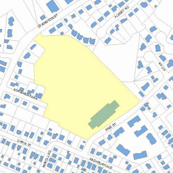 171 Pine St, Newton MA  02466-1132 plot plan
