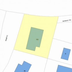 100 Bemis St, Newton MA 02460-1156 plot plan