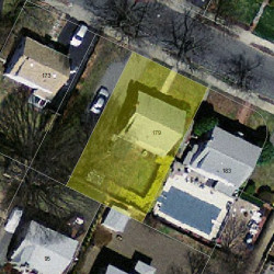 179 Adams Ave, Newton MA 02465-1502 aerial view
