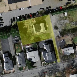 51 Court St, Newton MA  02458-1262 aerial view