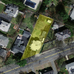 343 Auburndale Ave, Newton MA  02466-1213 aerial view