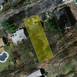 24 Roland St, Newton MA  02461-1920 aerial view