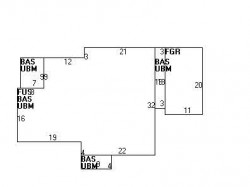 227 Waltham St, Newton MA 02465-1738 floor plan