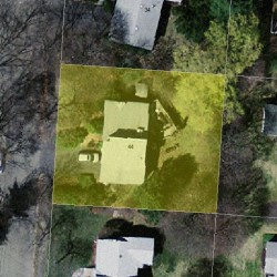 38 Andrew St, Newton MA 02461-2103 aerial view