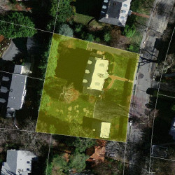 125 Shornecliffe Rd, Newton MA 02458-2420 aerial view