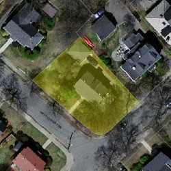 5 Mayflower Ter, Newton MA  02461-1305 aerial view