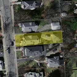 96 Harvard St, Newton MA 02460-2232 aerial view