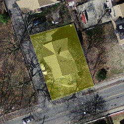 23 Webster St, Newton MA  02465-1855 aerial view